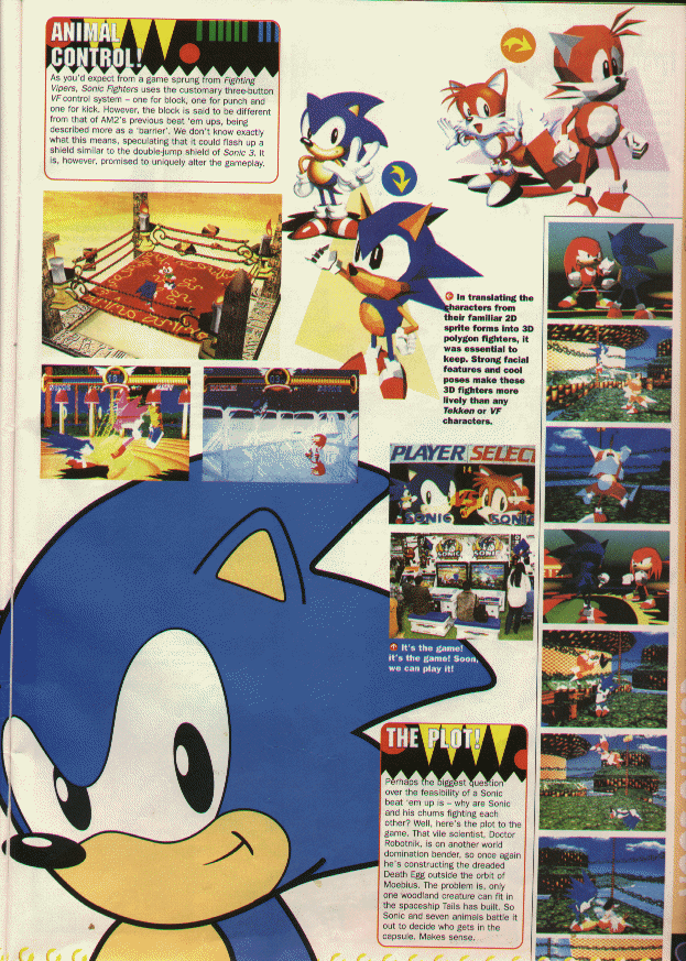 Sonic the Fighters Page 1